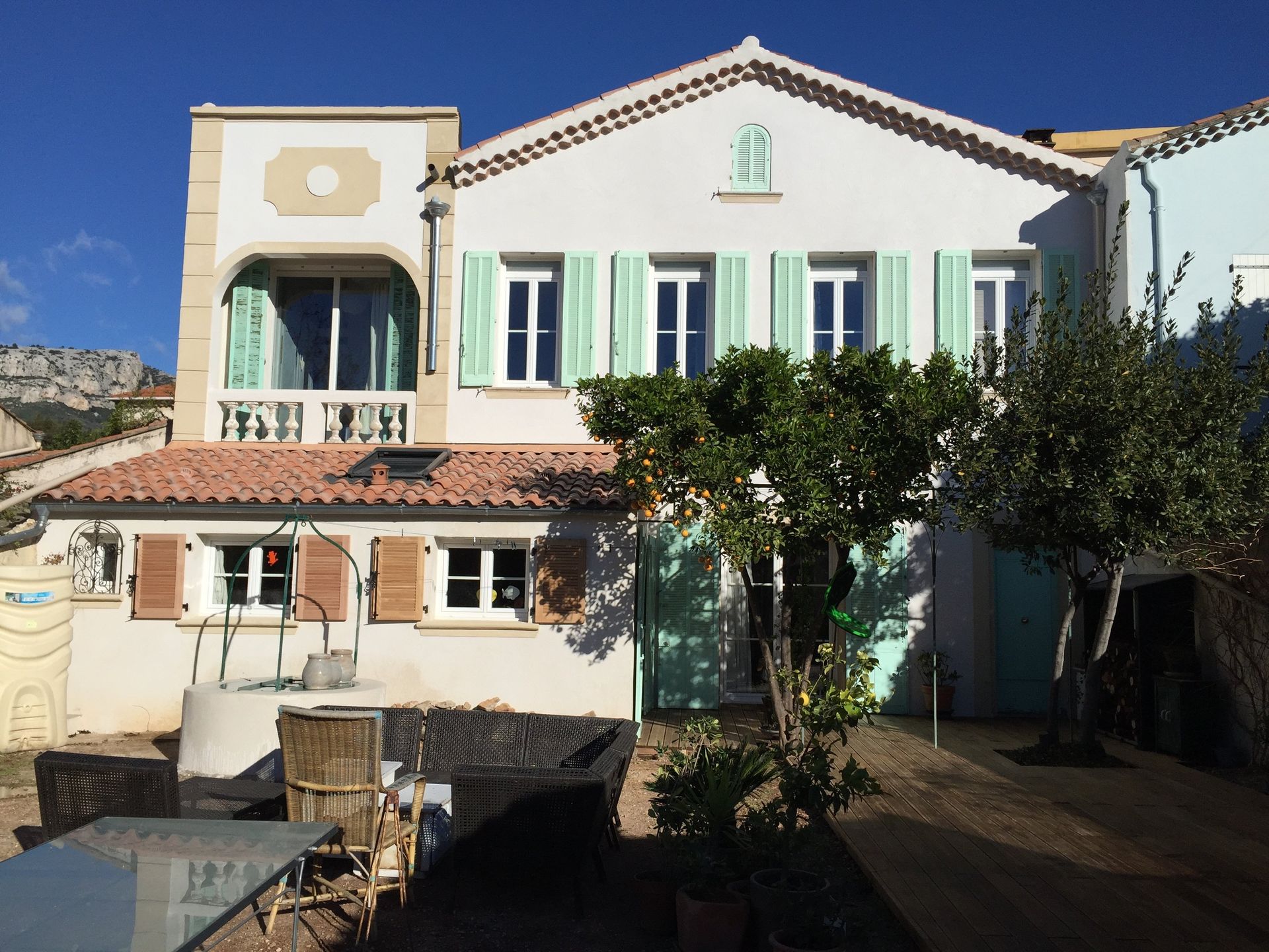 Façade maison après