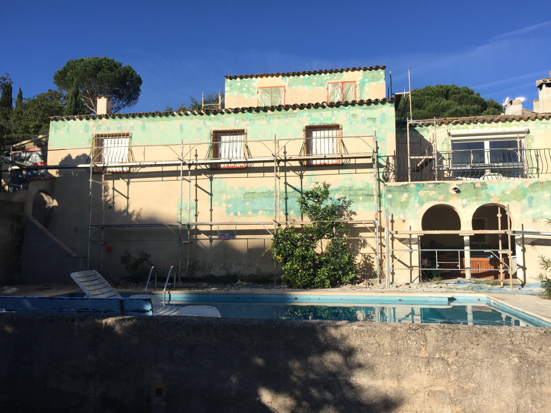 Réfection façade avant